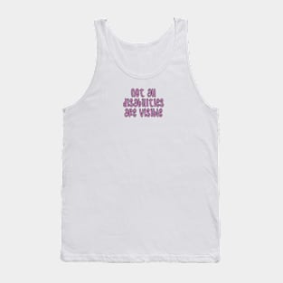 not all disabilities are visible V2 Tank Top